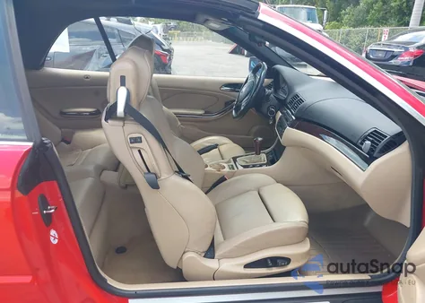 2001 BMW 325Ci from USA, damaged, VIN WBABS33421JY41491